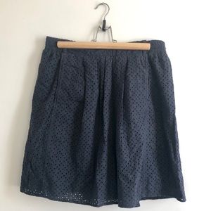 Sanctuary Eyelet Skirt with pockets Size Large